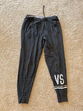 Victoria's Secret Gray VS Stripe Joggers